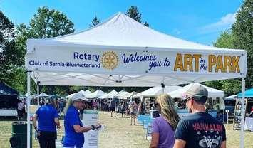 Art in the Park. September 2022. (Photo by Rotary Club of Sarnia-Bluewaterland)