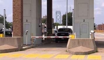 Three new NEXUS eGate lanes at the Ambassador Bridge. Aug. 22, 2019. (Photo courtesy of Canadian Transit Company)