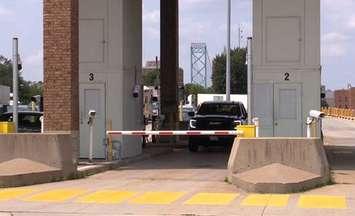 Three new NEXUS eGate lanes at the Ambassador Bridge. Aug. 22, 2019. (Photo courtesy of Canadian Transit Company)