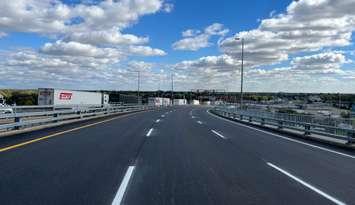  The second Blue Water Bridge span repaved. October, 2024. Photo by the Federal Bridge Corporation. Submitted.