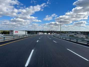  The second Blue Water Bridge span repaved. October, 2024. Photo by the Federal Bridge Corporation. Submitted.