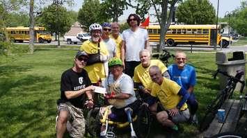 The 2nd annual "Justice for Injured Workers Ride" Thursday. May 26, 2016 (BlackburnNews.com Photo by Briana Carnegie)