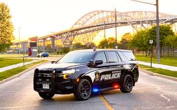 Sarnia Police Cruiser (Photo courtesy of Sarnia Police Service via Twitter)