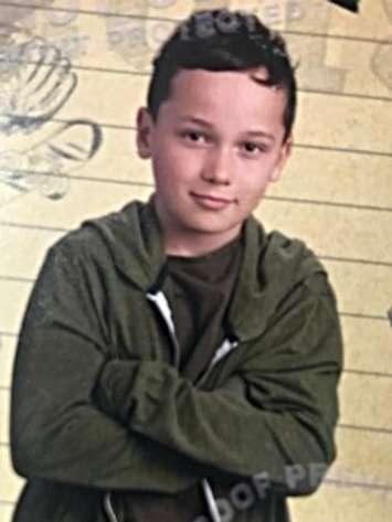 Caden Pettigrew. (Courtesy of Sarnia Police Services)