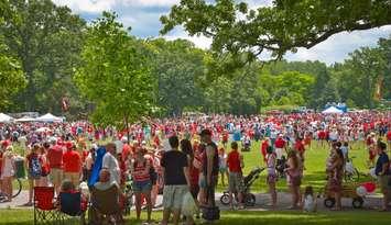 Canada Day at Canatara Park, 2022. Photo courtesy of the City of Sarnia via Facebook. 