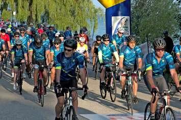 The 2023 Bluewater International Granfondo (Photo courtesy of Ken MacAlpine)