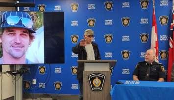 Glenn Ogilvie at SPS news conference September 9, 2024. Blackburn Media photo by Josh Boyce. 