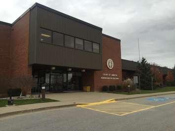 County of Lambton building in Wyoming. (BlackburnNews.com File Photo by Briana Carnegie)