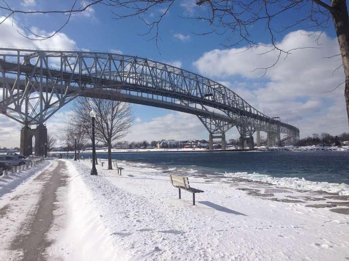 Blue Water Bridge BlackburnNews.com (Photo by Melanie Irwin)