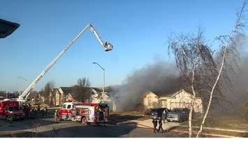 House fire in Corunna (Photo supplied by: Andrew G)