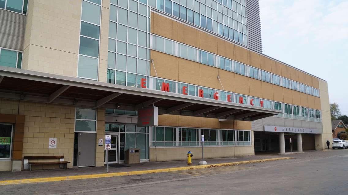 The Emergency Department at Bluewater Health Sarnia. 14 October 2022.  (Photo by Blackburn Media)