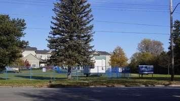 The site of a new affordable housing development at Maxwell Park Place in Sarnia. November 12, 2021.  SarniaNewsToday.ca Photo)