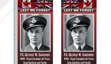 Veteran banners. June 10, 2025. (Photo courtesy of the Town of Petrolia)