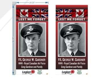 Veteran banners. June 10, 2025. (Photo courtesy of the Town of Petrolia)
