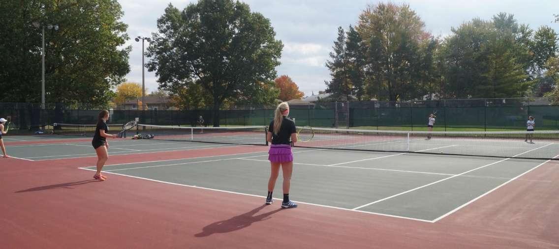 SWOSSA Tennis action from the Sarnia Tennis Club. Oct. 18, 2016 (photo by Jake Jeffrey)