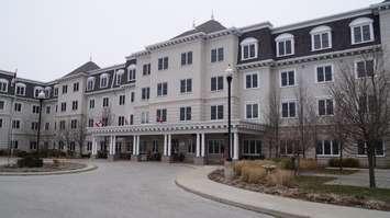 Landmark Village retirement home in Sarnia. 31 March 2020. (BlackburnNews.com photo by Colin Gowdy)