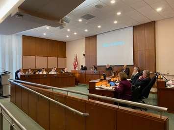 Sarnia council budget meeting. December 5, 2023 Blackburn Media photo by Melanie Irwin