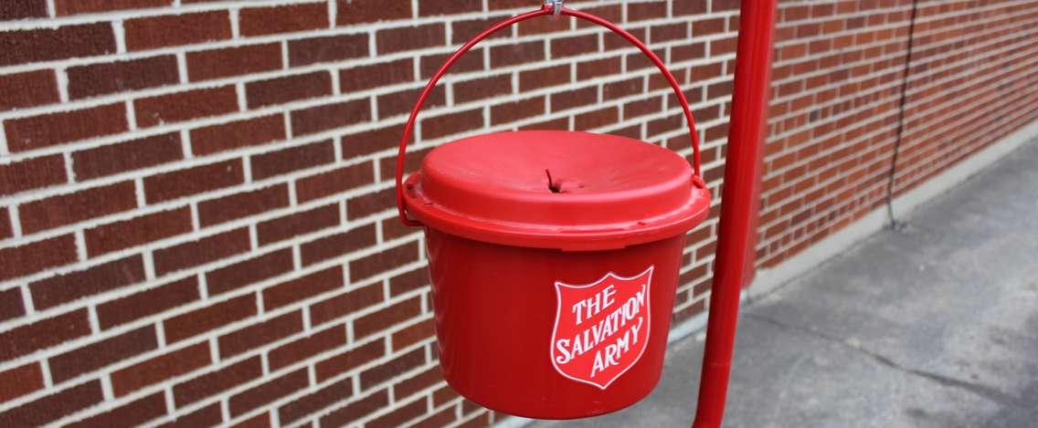 Salvation Army Kettle. (Photo by Matt Weverink)