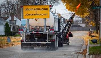 City of Sarnia brine truck - Nov. 29/24 (Photo courtesy of City of Sarnia)