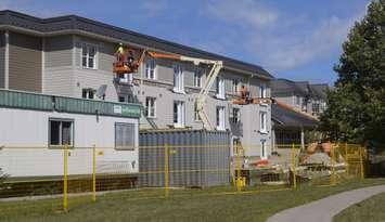 Maxwell Park Place expansion project. August 18, 2025. (Photo by Natalia Vega)