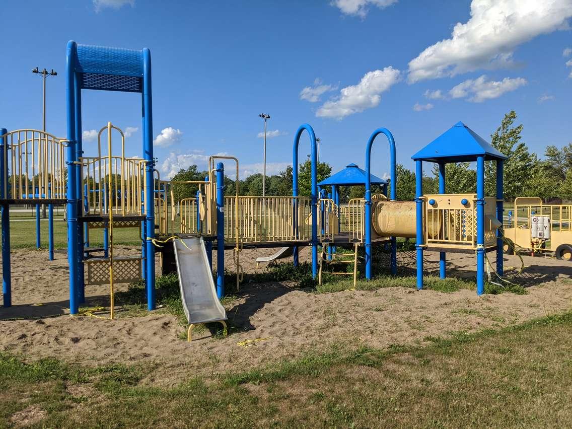 Germain Park playground - July 29, 2020 (Blackburnnews.com photo by Josh Boyce)