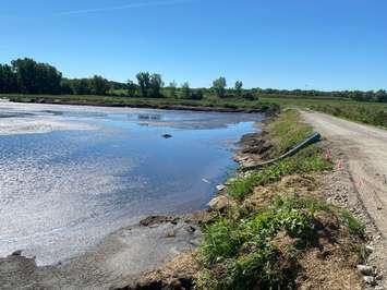 Scott Road lagoons in Sarnia. Photo courtesy of Wessuc Inc. 