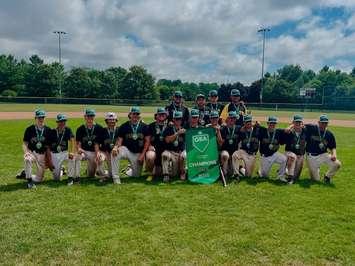 The Port Lambton Pirates U18 Rep baseball team wins OBA "A" level provincial championship - Aug 17/25 (Photo courtesy of Ben Hazzard)