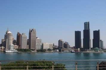 The Detroit skyline is seen from the St. Clair Centre for the Arts on July 10, 2019. Photo by Mark Brown/Blackburn News.