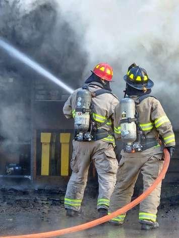 Lambton Shores FD responds to a fire at The Pinery - Mar 7/24 (Photo Courtesy: Lambton Shores FD Chief James Marshall) 