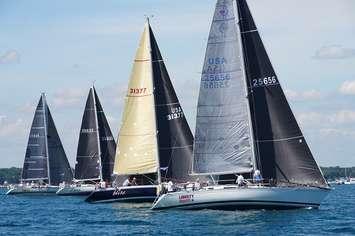 The 2022 Bayview Mackinac Race. (Photo courtesy of David Stoyka, Marx Layne & Co.)