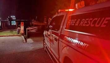 Water rescue May 26, 2025. Photo courtesy of Point Edward Fire Rescue via Facebook. 