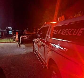 Water rescue May 26, 2025. Photo courtesy of Point Edward Fire Rescue via Facebook. 