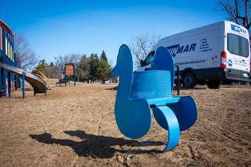 Clean up at Sarnia's Rainbow Park - March 13/25 (Photo courtesy of City of Sarnia)