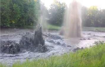 Churning pond at Indian Hills GC June 17-15. (Photo Courtesy of Jamie Reitknecht)