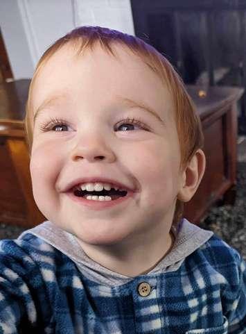 Twenty-month-old Waylon Saunders. January 2023 (Photo courtesy of Linda Louise)