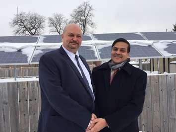 Bluewater Power Vice President and Western Engineering Professor Dr. Rajiv Varma debember 13, 2016 BlackburnNews.com photo by Melanie Irwin
