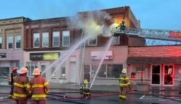 Fire in Tilbury on March 21/ 25 (Photo by: CK Fire Department)