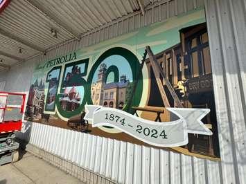 The second mural in downtown Petrolia (Photo by: Town of Petrolia)