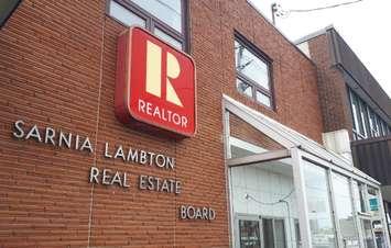 Sarnia Lambton Real Estate Board office of Exmouth Street. (BlackburnNews photo)