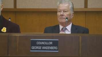 City Councillor George Vandenberg at the inaugural meeting for the 2022-2026 Sarnia council term. November 15, 2022 Photo by Melanie Irwin