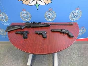 Pellet guns seized by Sarnia police - May 5/20 (Photo courtesy of Sarnia Police Service)