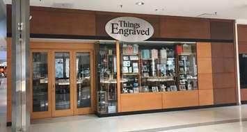 Things Engraved in Lambton Mall (Blackburnnews.com photo by Melanie Irwin)