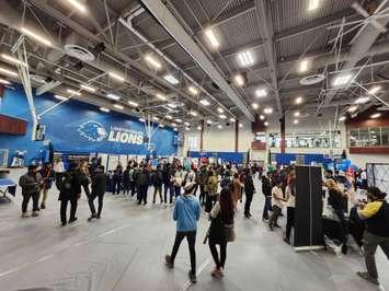 Residents at the mega job fair at Lambton College (submitted photo: Martin Aldecoa)