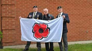 The Remembrance Day Flag - Oct. 25/24 (Photo courtesy of Lou Perry Photography)