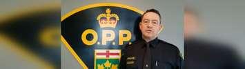Lambton OPP officer Chris Doupe. (Photo from OPP West twitter)