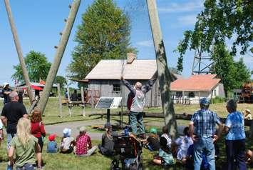 Historical reenactor John Shaw at the 2022 Black Gold Fest. Submitted photo.