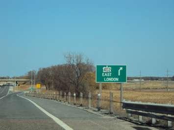 Hwy. 402 to London (File photo by Melanie Irwin)