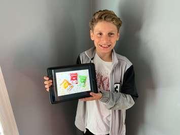Petrolia Queen Elizabeth II Public School Jacob Bell. August, 2020 Submitted photo.