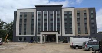 Holiday Inn Express on Venetian Boulevard in Point Edward. July 12, 2019 (Photo by Josh Boyce)