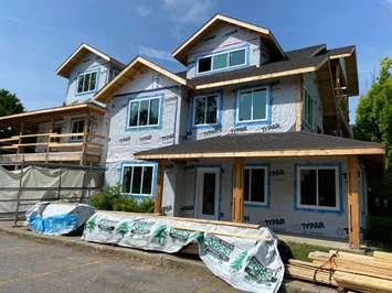 A rebuilt section of Sarnia Fairwinds Lodge. Image courtesy of General Manager Tina Mel.